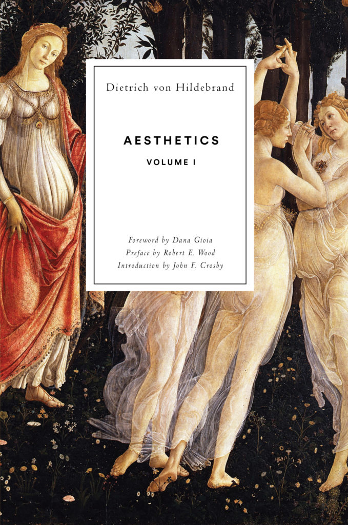 Aesthetics Volume 1 book cover, Botticelli's Primavera painting