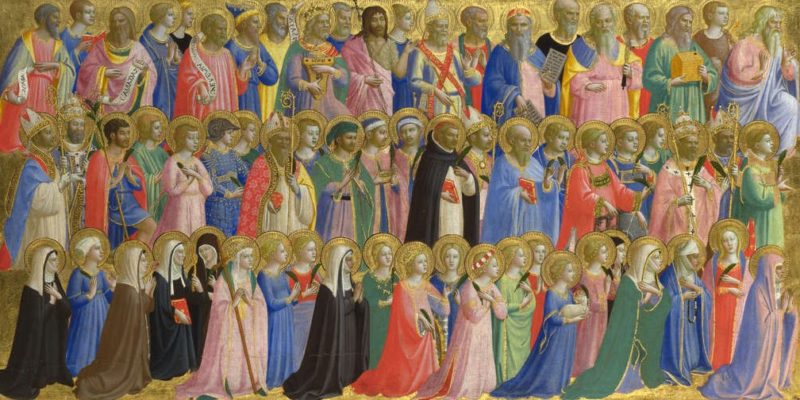 Forerunners of Christ with Saints painting by Far Angelico